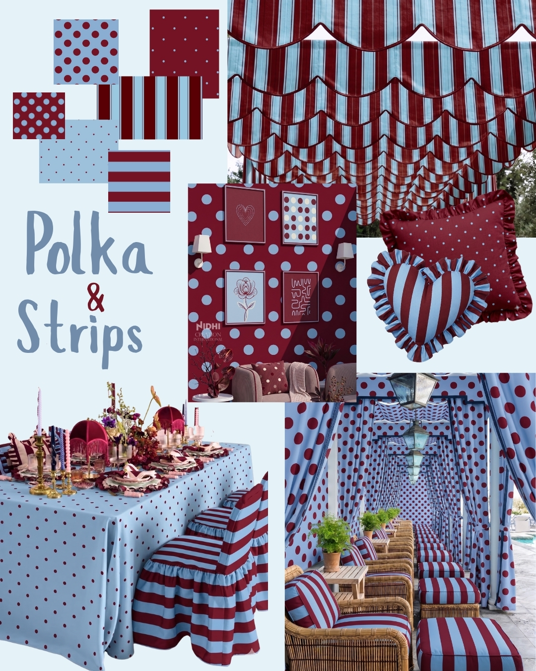 Polka & Stripes - A Playful Pattern Story for Modern Event Décor