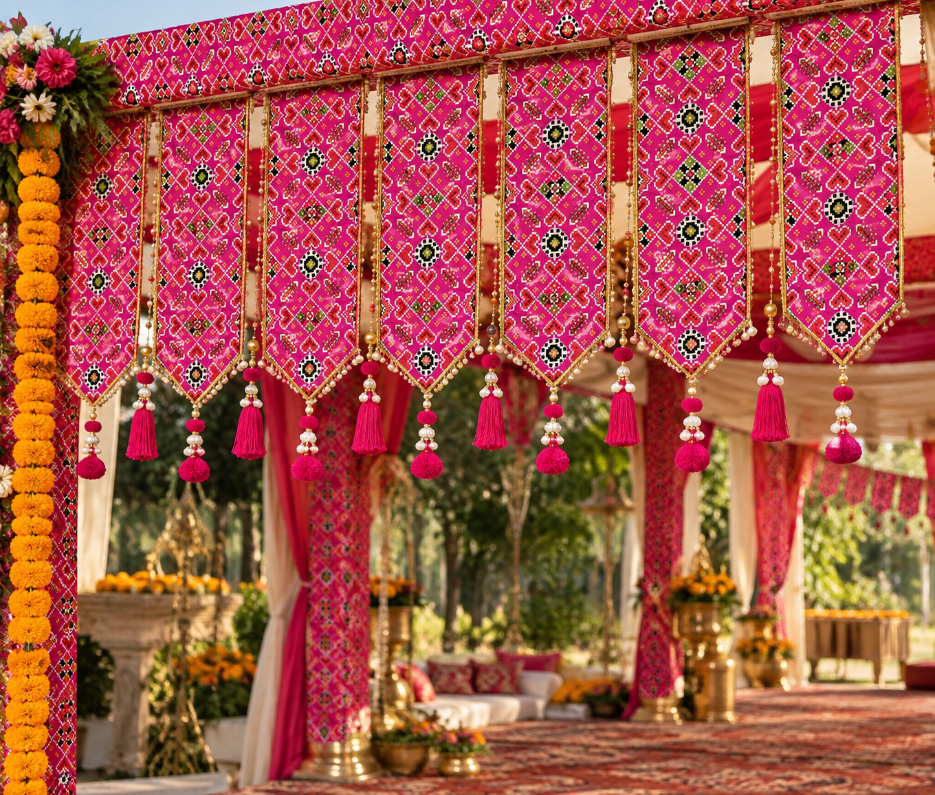 Traditional Patola Hanging